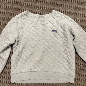 Light Grey Patagonia Crewneck Sweatshirt